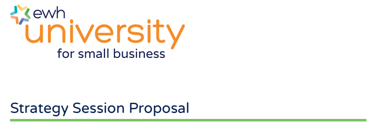 EWH University logo - Business Diagnostic Form